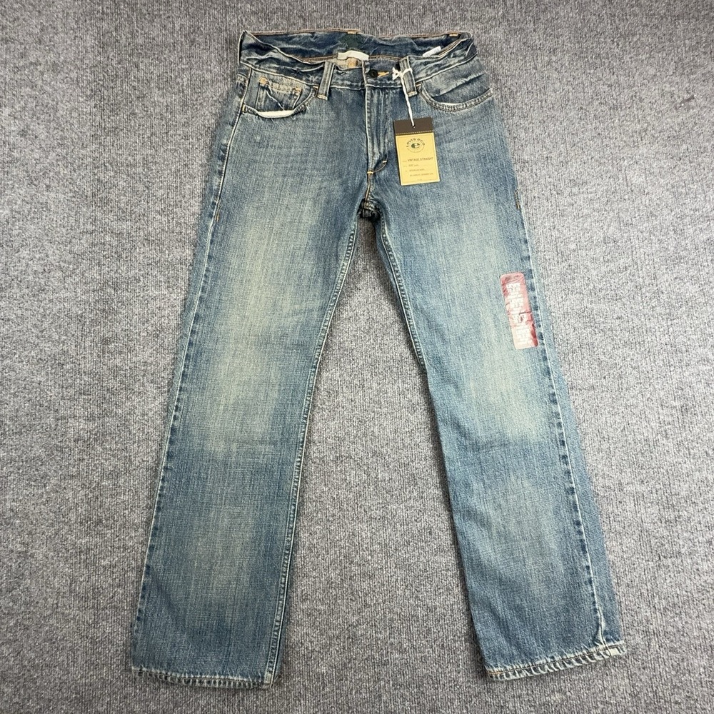 Levis 539 Vintage Straight Jeans Mens 30x30 Blue Relaxed Eco Denim 045390007